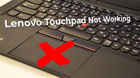 lenovo yoga laptop touchpad not working